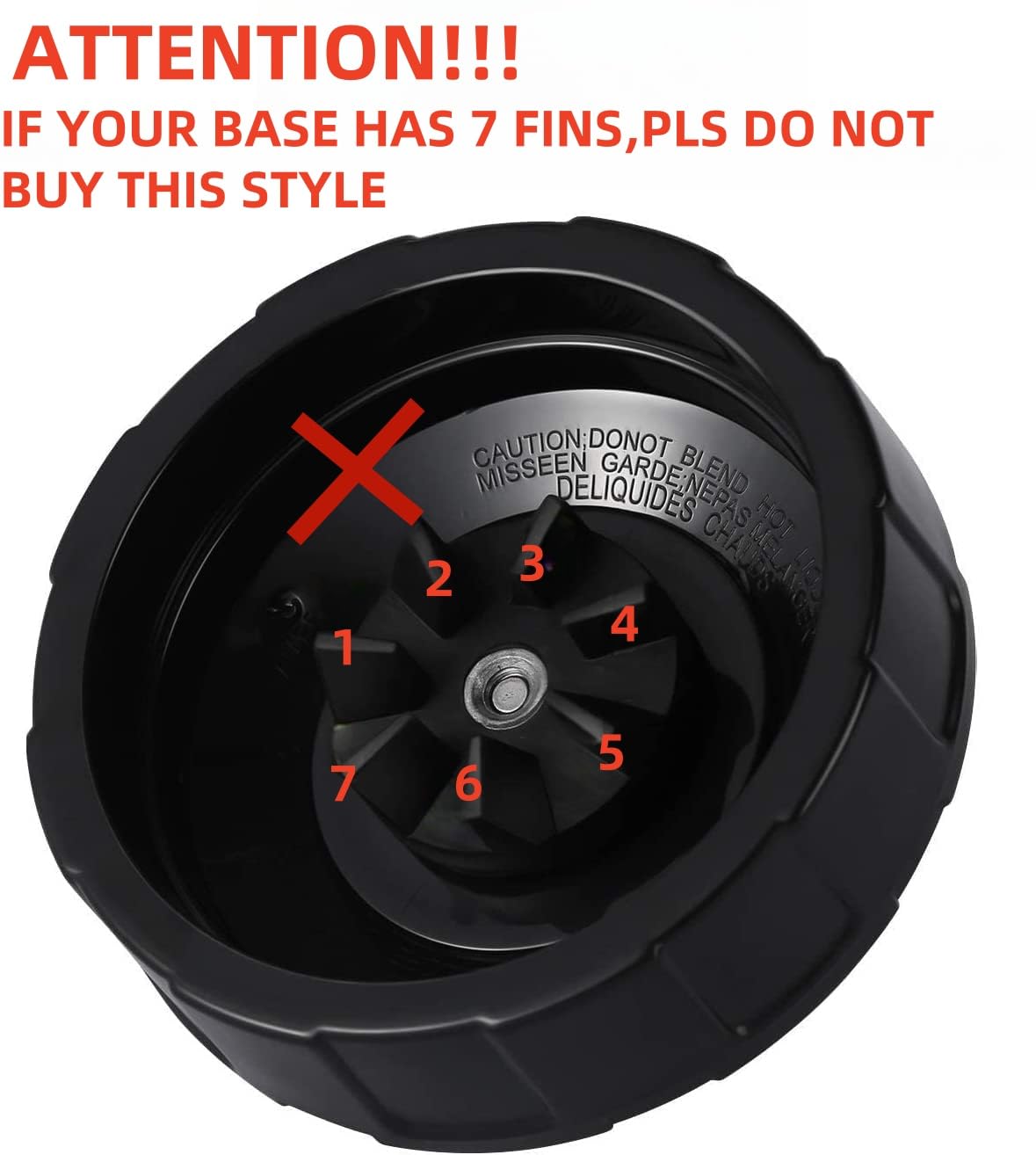 Amazon.com: Replacement Parts for Nutri Ninja, Blender 6 Fins